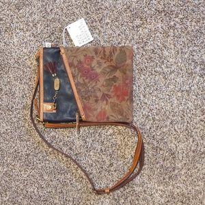 Vaan & Co Leather Crossbody Bag